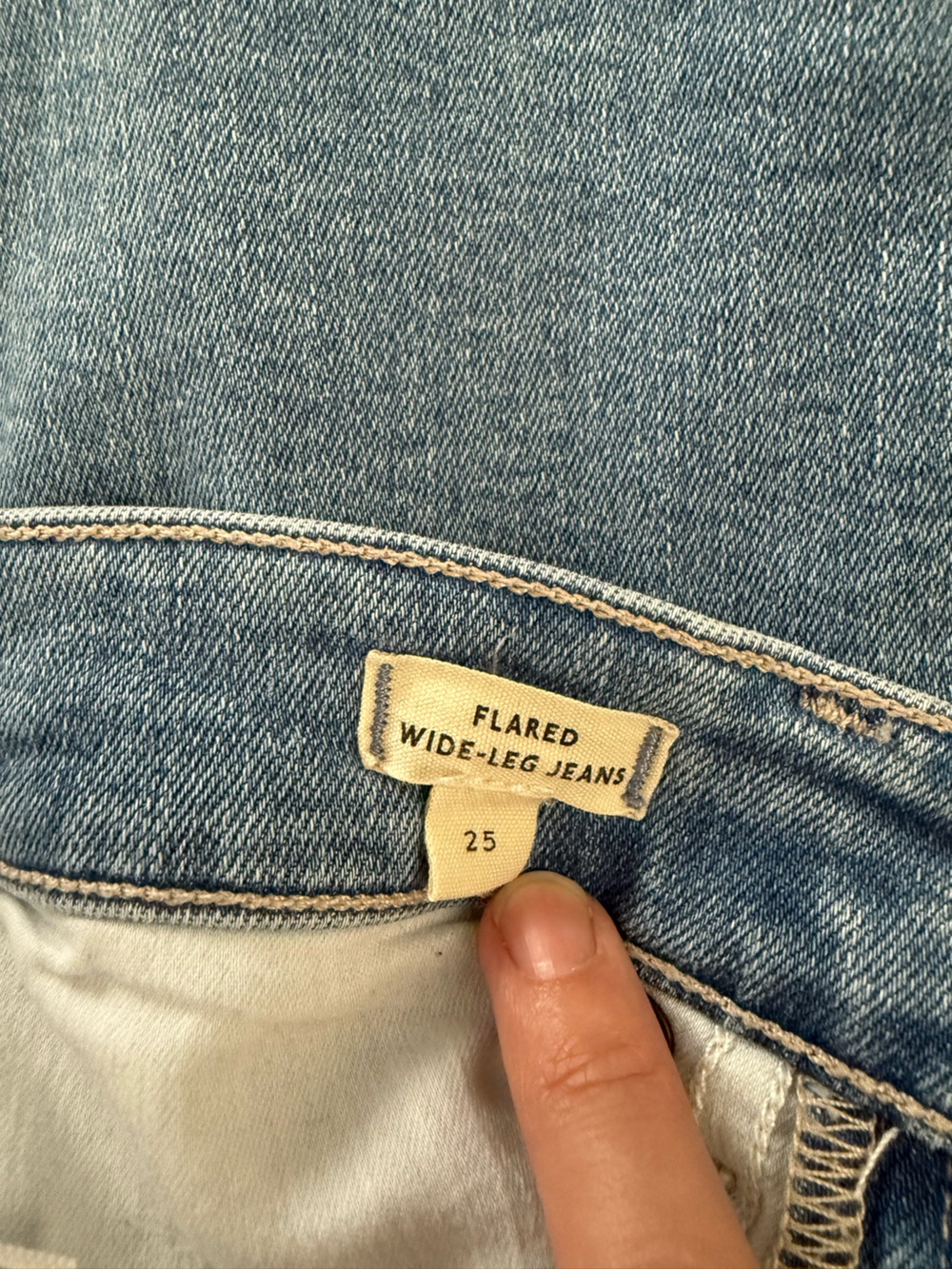 Madewell Palazzo Wide Leg Jeans - Corley Wash - Picture 3 of 11